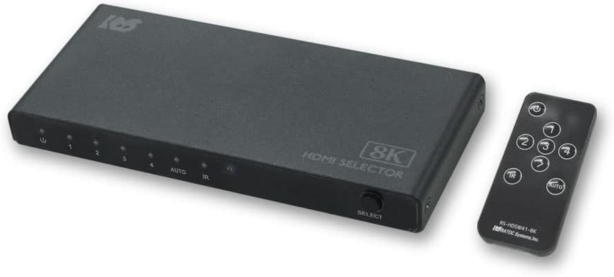 ラトックシステム 4入力1出力 HDMI切替器 RS-HDSW41-8K