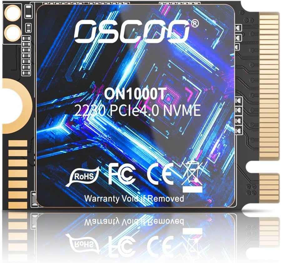 512GB M.2 2230 NVMe Gen4x4 PCIe SSD