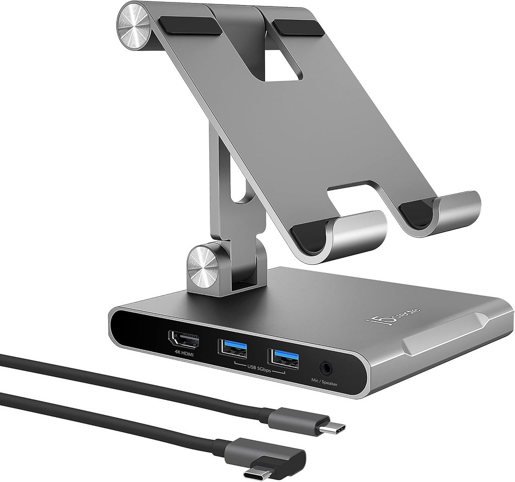 j5create USB-C 7in1 ドッキングステーション搭載スタンド JTS224-EJ
